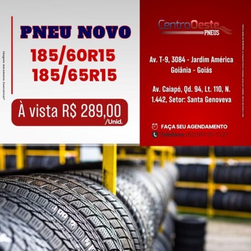 Pneus Novos 185/65 R15